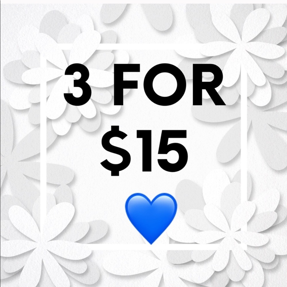 3 for $15 All Markets